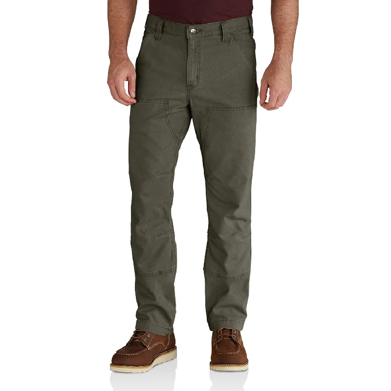 Men's Pants with Patch PocketsCarhartt Men's Rugged Flex® Rigby Double-Front Pant_Moss