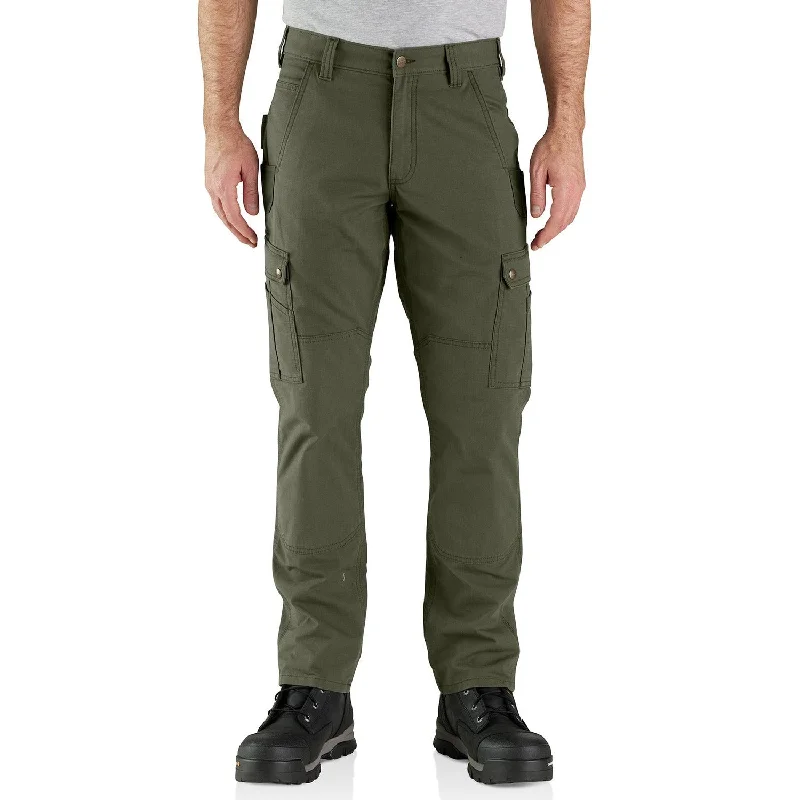 Men's Pants with Appliqué DetailsCarhartt Men's Rugged Flex® Ripstop Cargo Work Pant_Basil