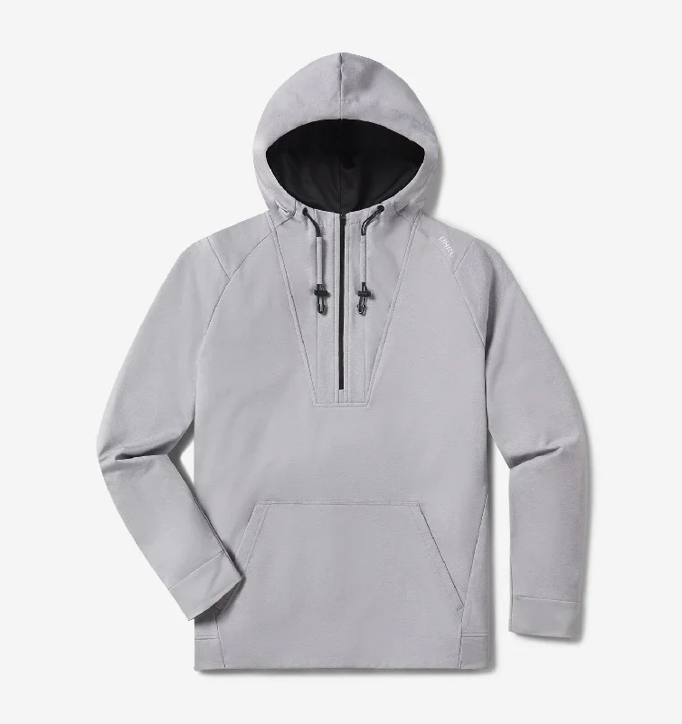 All-Season Comfortable Men's SportswearCrossover Half-Zip Hoodie