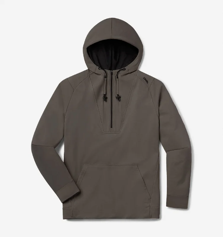 Versatile Everyday Men's SportswearCrossover Half-Zip Hoodie