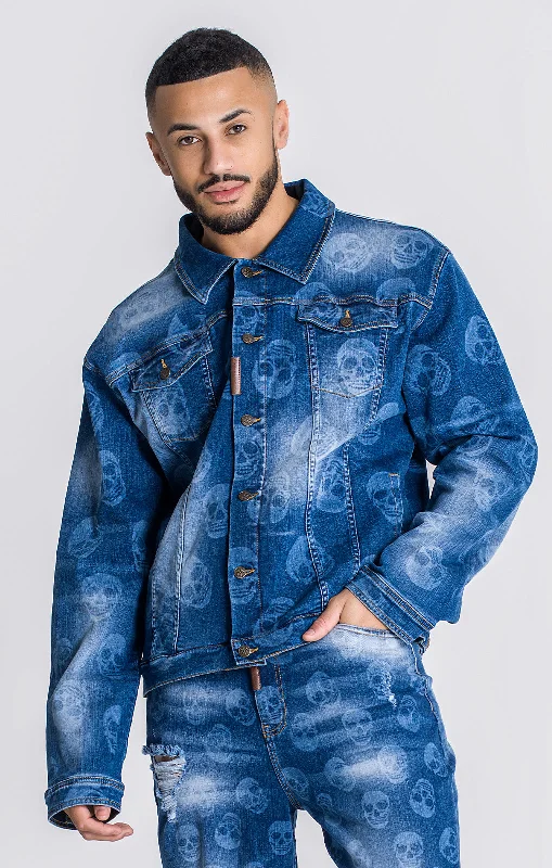 Men's Coats for Big and TallDark Blue Anarchy Jacket