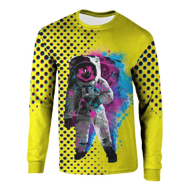 Men's Long-Sleeved ShirtsDazed In Space Long Sleeve Shirt