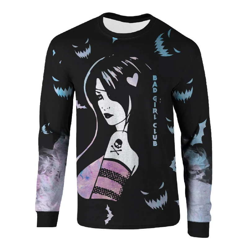 Men's Shirts with Wingtip CollarsDemon Girl Long Sleeve Shirt