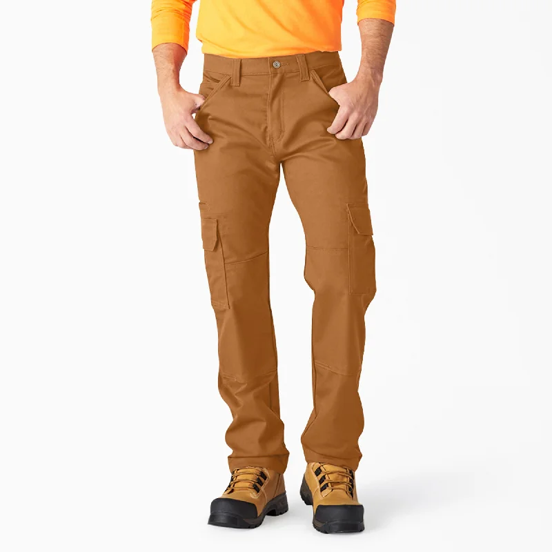 Men's Pants with Pleated FrontsDickies Men's DuraTech Relaxed Fit Duck Cargo Pant