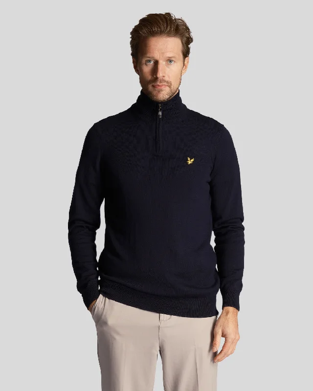 Stylish and Functional Men's SportswearGolf Core 1/4 Zip Merino Jumper