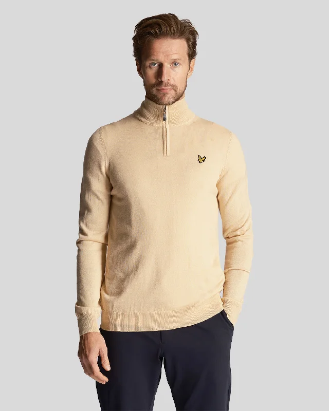 Relaxed-Fit Casual Daily Men's SportswearGolf Core 1/4 Zip Merino Jumper