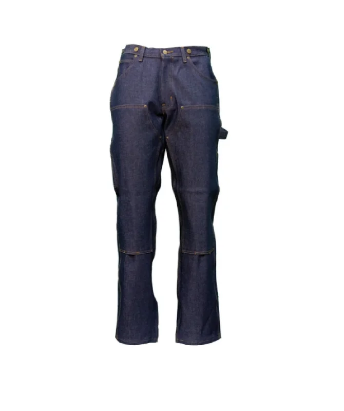 Men's Pants with Turn-Up CuffsKEY Men's Double Front Logger Jean