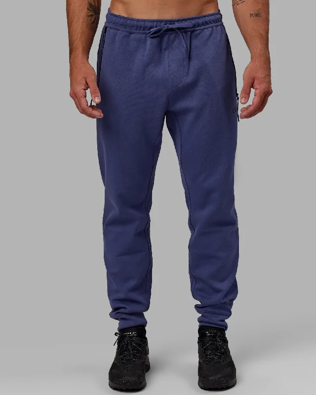 Men's Pants with Patch PocketsAthlete ForgedFleece Zip Joggers - Future Dusk