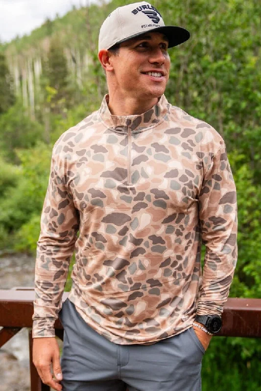 Athletic Men's SportswearPerformance Quarter Zip - Pintail Camo