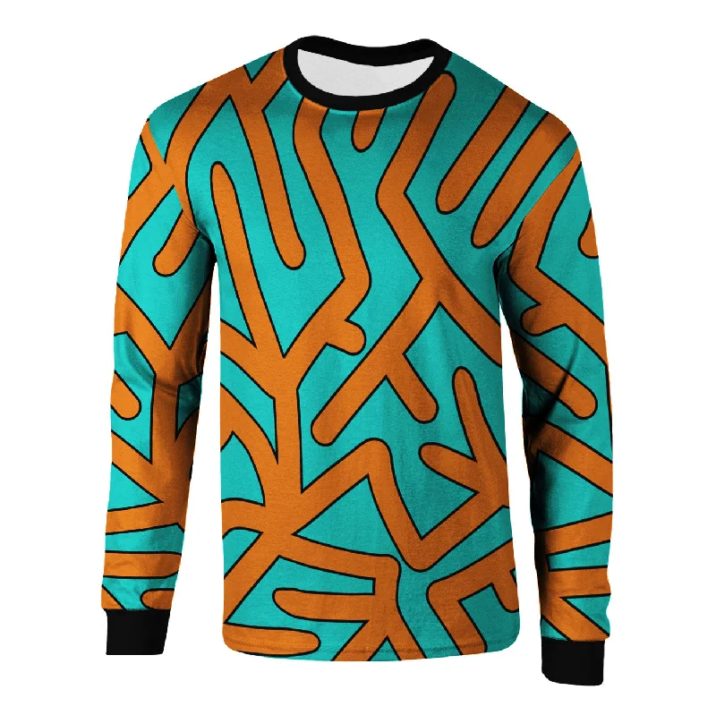 Men's Shirts with Abstract DesignsPlaces Long Sleeve Shirt