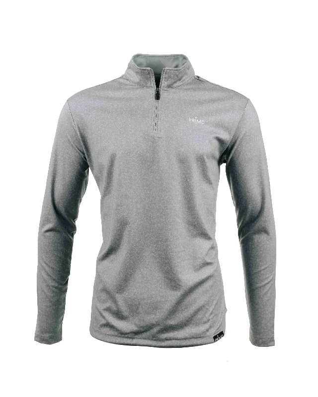 Ergonomic Fit Men's SportswearPrimo Quarter Zip - Dark Static