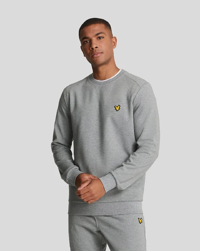 Tennis-Ready Quick-Drying Men's SportswearSports Crew Neck Fly Fleece Sweatshirt