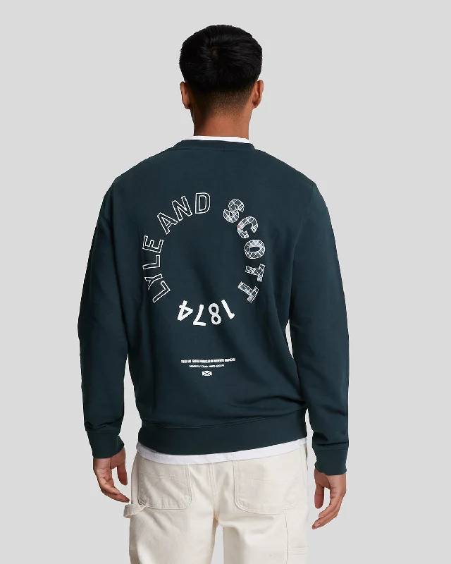 Quick-Drying and Stretchable Men's SportswearTartan Heritage Graphic Sweatshirt