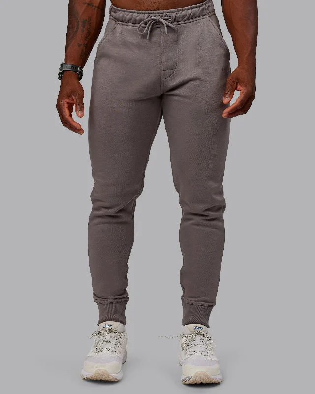 Men's Elastic-Waisted Pants for Easy MovementTerry Joggers - Storm Front