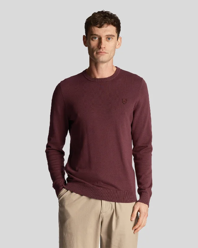 Running Men's SportswearTonal Eagle Cotton Crew Neck Jumper