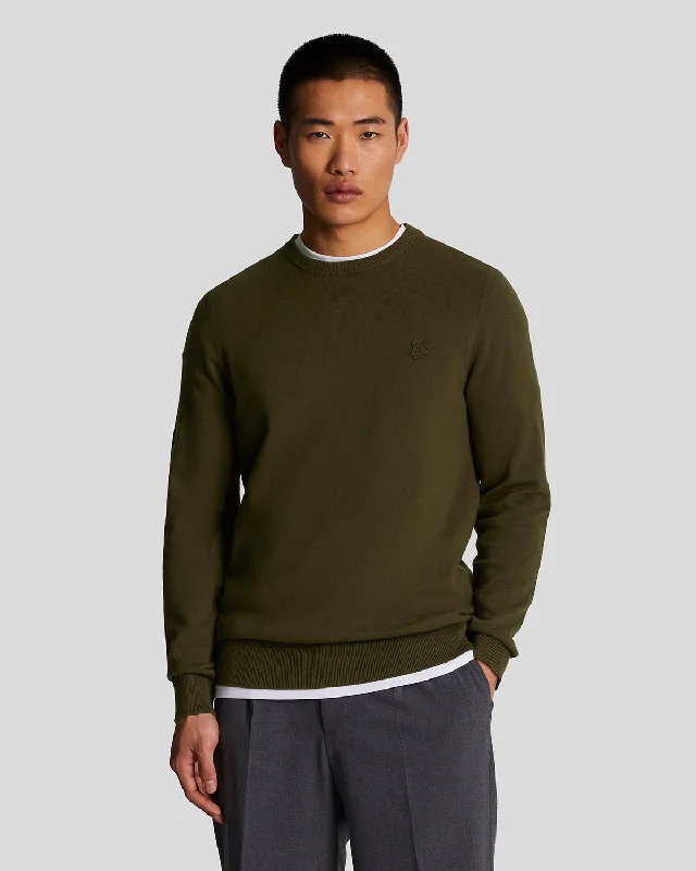 Full-Zip Men's SportswearTonal Eagle Cotton Crew Neck Jumper