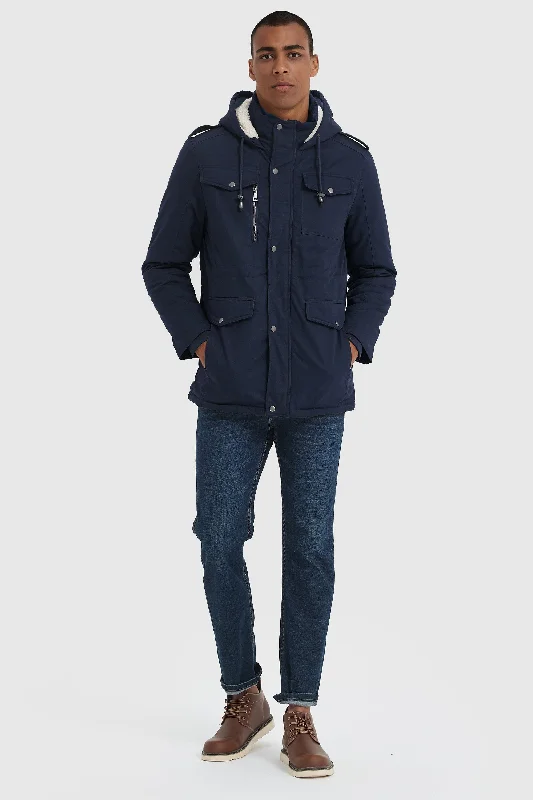 Men's Coats with LiningWinter Military Parka Jacket