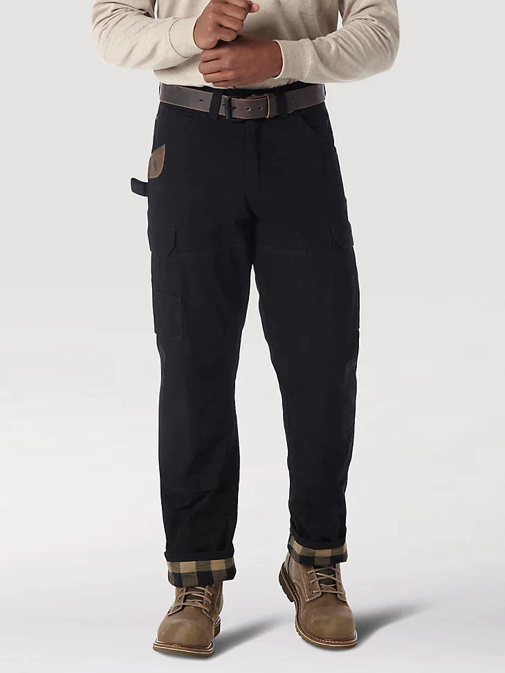 Men's Running Pants for ExerciseWrangler® RIGGS® Men's Lined Ripstop Ranger Pant_Black