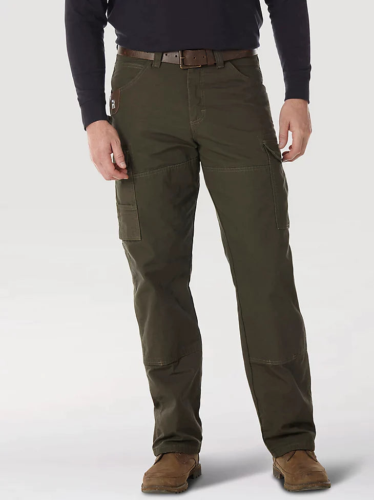 Men's Pants with UV ProtectionWrangler® RIGGS® Men's Lined Ripstop Ranger Pant_Loden